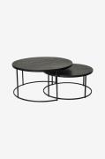 Nordic Furniture Group - Soffbord Muran set om 2 - Svart - Soffbord - ...