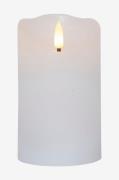 Star Trading - Blockljus Flamme Rustic LED 12,5 cm - Vit - Ljus - Från...