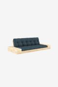 Karup Design - Base Bäddsoffa m. 2 sidolådor Tre sittplatser - Blå - B...