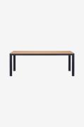 NORDFORM - Trädgårdsbord 205x90 cm - Brun - Matbord utomhus - Från Hom...