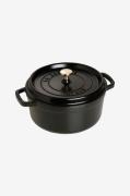 Staub - Gryta La Cocotte rund 24 cm, 3,8 l - Svart - Grytor & kastrull...