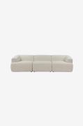 Hanah Home - 3-sitsig soffa Lotus - Vit - 3-sits soffor - Från Homeroo...