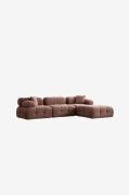 Hanah Home - Hörnsoffa Puca 4-sits - Brun - Divansoffor - Från Homeroo...