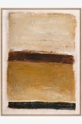 Malerifabrikken - Design Målning / Ochre Square / 90x120 Cm / Ekram - ...