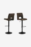 NORDFORM - Sylvia barstol 2-pack - Grå - Barstolar & pallar - Från Hom...