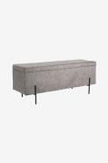Nordic Furniture Group - Bänk Deauville med förvaring - Brun - Bänkar ...
