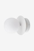 Globen Lighting - Vägglampa/Plafond Art Deco IP44 - Vit - Vägglampor -...