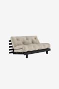 Karup Design - Roots Bäddsoffa 160 - Svart - Bäddsoffor - Från Homeroo...