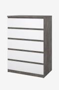 Tvilum - Naia Byrå 5 lådor - Paket - Grå - Byråar - Från Homeroom