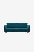 CosmoLiving by Cosmopolitan - Soffa 3-sits soffa Gloria - Blå - 3-sits...