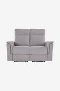 Loft24 - Soffa 2-sits Elektrisk Southbrook - Grå - 2-sits soffor - Frå...