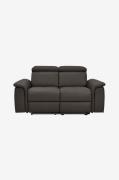 Loft24 - 2-sits soffa med manuell relaxfunktion Pareli - Brun - 2-sits...