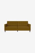 Dorel Home - Bäddsoffa 3-sits Hartford - Gul - Bäddsoffor - Från Homer...