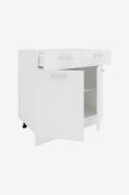 VCM - Skåp Esilo 2 Doors/ 1 Drawer - Vit - Hyllor & förvaring - Från H...