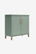 Dorel Home - Skåp med 2 dörrar i Mdf Westerleigh - Grön - Byråar - Frå...