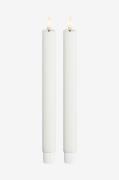 DeluxeHomeart - LED Taper Candle 2,2x24 cm 2 st - Vit - Ljus - Från Ho...