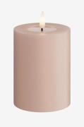 DeluxeHomeart - LED-pelarljus 7,5x10 cm - Rosa - Ljus - Från Homeroom