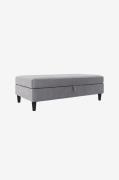 Dorel Home - Ottoman / pall Hartford - Grå - Fotpallar & puffar - Från...