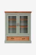 Loft24 - Vitrinskåp Låg Selma - Grön - Skåp - Från Homeroom