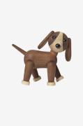 Spring Copenhagen - Trädekoration Twix Hund 11 cm - Brun - Prydnadssak...