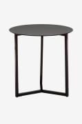 Kave Home - Sidobord MARAE svart/svart glas - Svart - Soffbord - Från ...
