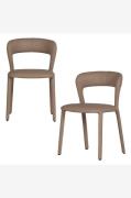 WOOOD - Noble matstol - set om 2 - Beige - Stolar - Från Homeroom