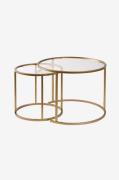 Homitis - Soffbord Set Aurum Double Small - Guld - Soffbord - Från Hom...