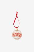 Spode - Bauble Strawberry Thief, Madder 7.5cm - Röd - Julpynt - Från H...
