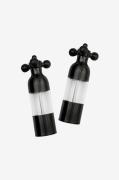 Vargen & Thor - Salt- och pepparkvarn Axia 2-pack - Svart - Kryddkvarn...