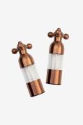 Vargen & Thor - Salt- och pepparkvarn Axia 2-pack - Koppar - Kryddkvar...