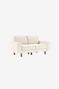 Hanah Home - 2-sits soffa Sparrow - Vit - 2-sits soffor - Från Homeroo...