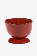 Serax - Hög skål ON FOOT S LA MÈRE AV MARIE MICHIELSSEN - Röd - Skålar...