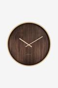 NeXtime - Väggklocka Oslo Large 50cm - Brun - Väggklockor & bordsur - ...