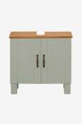 Loft24 - Handfatskåp Alby 2 Dörrar - Grön - Badrumsmöbler - Från Homer...