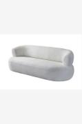Hanah Home - 3-sits soffa Roma - Vit - 3-sits soffor - Från Homeroom