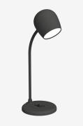 Kreafunk - LED-lampa/Högtalare/Qi Ellie - Svart - Bordslampor - Från H...