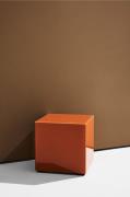 Pastill - Pop kub i färgat glas 35x35 cm - Brun - Småbord - Från Homer...