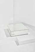 Pastill - Ponti bord i spegelglas 80x80 cm - Silver - Soffbord - Från ...