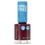 Rimmel London Kind & Free Nail Polish Lacquer 157 Berry Opulence