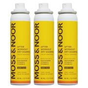 Moss & Noor After Workout Dry Shampoo Dark Hair Pocket Size 3 x 8