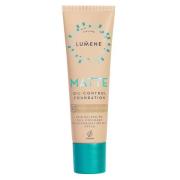 Lumene Matte Oil-Control Foundation SPF20 3 Fresh Apricot 30 ml