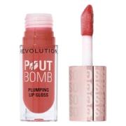 Makeup Revolution Pout Bomb Plumping Gloss Melba Warm Peach 4,6 m