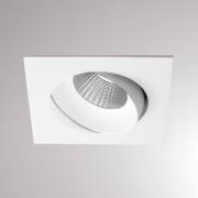 Molto Luce Kalio LED-inbyggnadslampa kantig 2 700 K 24° vit