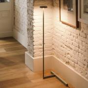 Vibia Flat LED-golvlampa höjd 100 cm svart