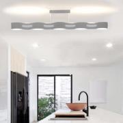 Eco-Light LED-taklampa Wave nickel