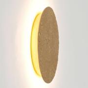 Holländer LED-vägglampa Meteor, Ø 19 cm, guld