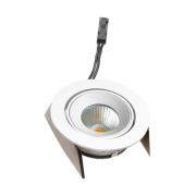 Hera LED-inbyggnadslampa SR 68 43° Dim-to-Warm vit