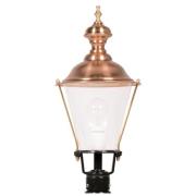 K.S. Verlichting Sockellampa K4b med koppar, svart