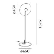 Wever & Ducré Lighting WEVER &amp; DUCRÉ Mirro golvlampa 2.0 svart/kro...