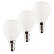 Müller-Licht LED-dropplampa E14 3 W 2 700 K 3-pack 470 lm matt